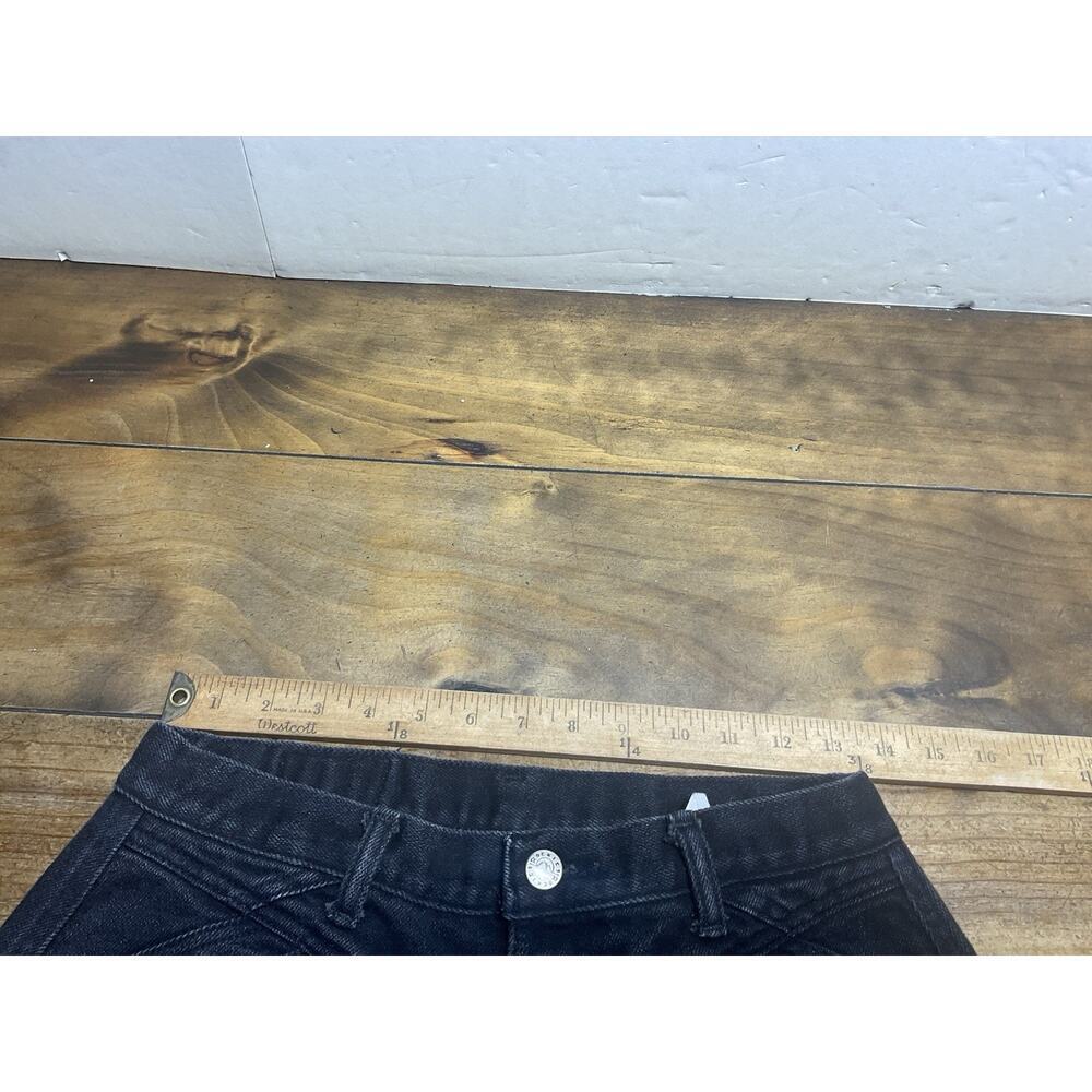 Vintage Rockies Rocky Mountain Jeans Womens 7/8 Black High Rise Western 90s - Picture 8 of 10